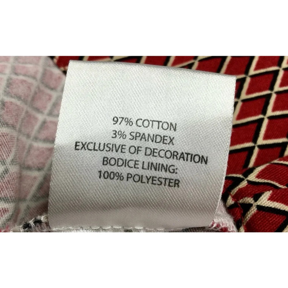 Women's Isabel & Nina Red Fit and Flair Dress Size 12 - Picture 9 of 12